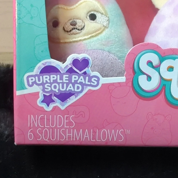Squishville Purple Pals Squad set of 6 by Squishmallows - Picture 4 of 5